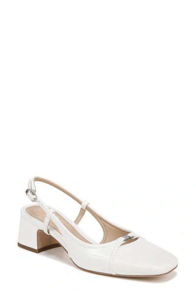 Sam Edelman Tarra Slingback Heel Bright White