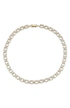 Nadri Gwen Cubic Zirconia Collar Necklace In Gold