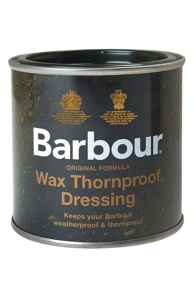 Barbour Original Formula Wax Thornproof Dressing In Black Petrol