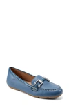 Easy Spirit Megan Bit Loafer In Blue Leather