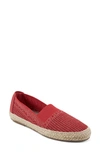 Easy Spirit Hassie Espadrille Flat In Red Multi