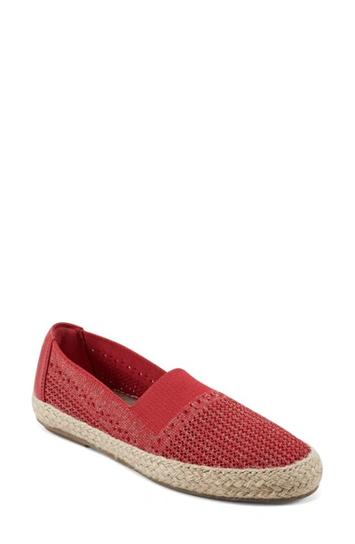 Easy Spirit Hassie Espadrille Flat In Red Multi