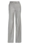 ELEVENTY PINSTRIPE STRAIGHT LEG VIRGIN WOOL BLEND TROUSERS