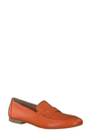 Paul Green Taylor Loafer In Papaya Grained