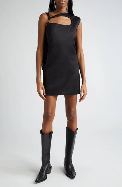 Coperni Cut Out Mini Dress In Black  