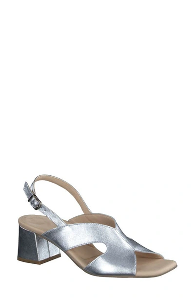 Paul Green Remy Slingback Sandal In Silver