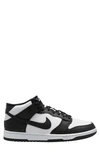 Nike Dunk Mid Basketball Sneaker In White