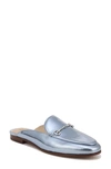 Sam Edelman Linnie Mule In Metallic Sky Blue Patent