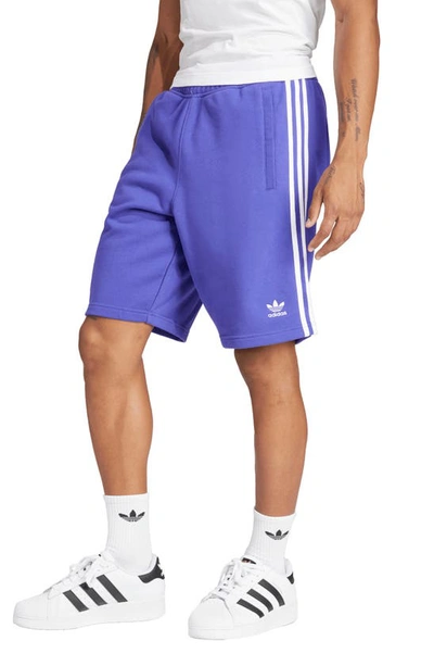 Adidas Originals Mens  Adicolor 3-stripes Shorts In Energy Ink