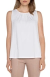Liverpool Los Angeles Sleeveless Top In White