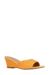 J. Reneé Coralie Wedge Slide Sandal In Tangerine