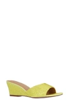 J. Reneé Coralie Wedge Slide Sandal In Yellow