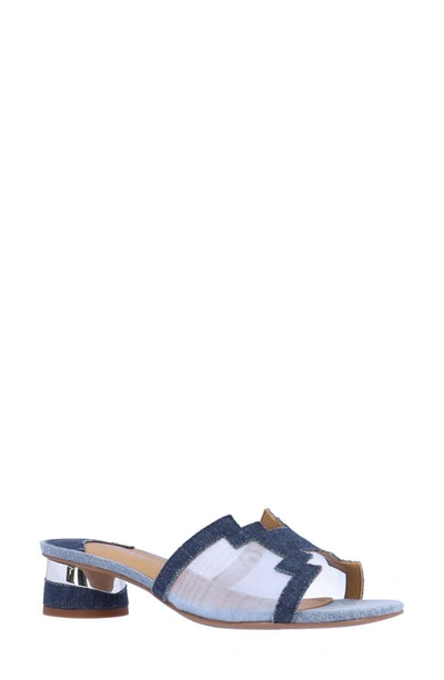 J. Reneé Amorra Slide Sandal In Blue