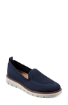 Easy Spirit Women's Vanessa Textured Slip On Sneakers In Dark Blue