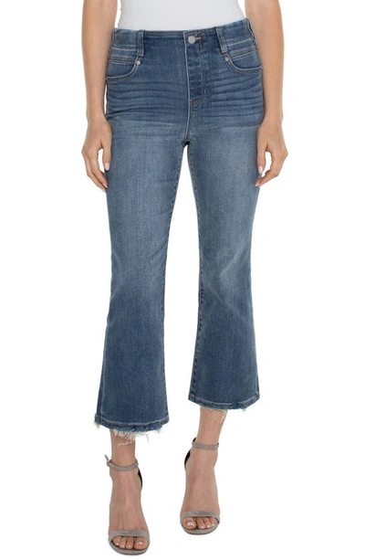 Liverpool Los Angeles Gia Glider Crop Flare Jeans In Mahaska