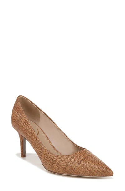 Sam Edelman Vienna Pointed Toe Heel Cuoio In Beige