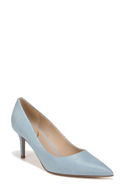 Sam Edelman Vienna Pointed Toe Pump In Robin Egg Blue