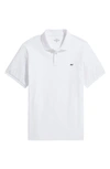 Vineyard Vines Edgartown Classic Fit Pique Polo Shirt In White Cap