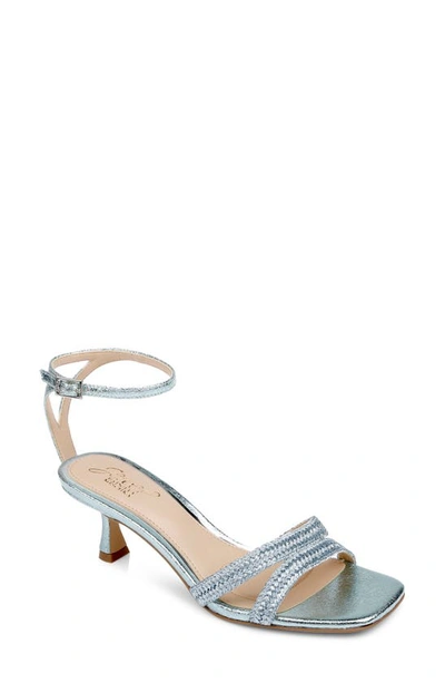 Jewel Badgley Mischka Hayzel Ankle Strap Sandal In Powder Blue