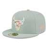 NEW ERA NEW ERA  GREEN CHICAGO BULLS SPRINGTIME CAMO 59FIFTY FITTED HAT