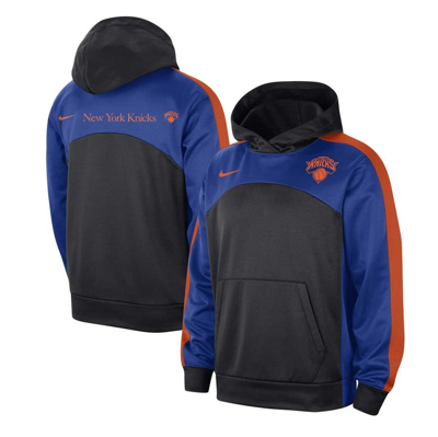 Nike New York Knicks Starting 5  Men's Therma-fit Nba Graphic Hoodie In Black