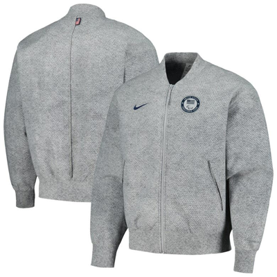 Nike Gray Team Usa Media Day Look Performance Full-zip Jacket