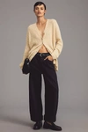 Citizen Of Humanity Ayla Baggy Cuffed High-rise Wide-leg Jeans In Black