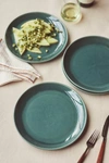 Anthropologie Ginny Dinner Plates, Set Of 4 In Green