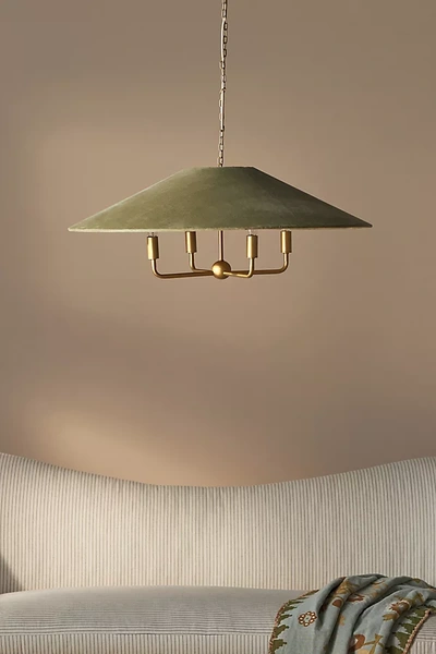 Anthropologie Lulu Chandelier In Green