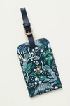 Rifle Paper Co Luggage Tag In Blue