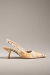 Sam Edelman Bianka Kitten Heel Pump Apricot Multi In Multicolor