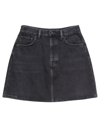 Acne Studios Denim Skirt In Black