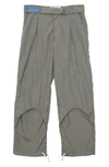 JUNGLES BELTED NYLON CARGO PANTS