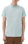 Barbour Men's Barnard Tailored Fit Short Sleeve Polo Shirt In Blue Chalk