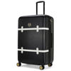 Badgley Mischka Luggage Grace Expandable Medium Checked Suitcase In Black
