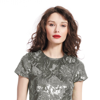 EMILY SHALANT SEQUIN FLORAL TOP WITH EMBROIDERY AND BEADING