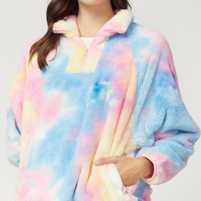 Entro Cotton Candy Pullover In Blue