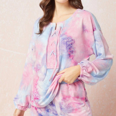 ENTRO TIE DYE LONG SLEEVE TOP