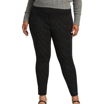 Jag Ricki Mid Rise Legging - Plus In Cheetah In Grey