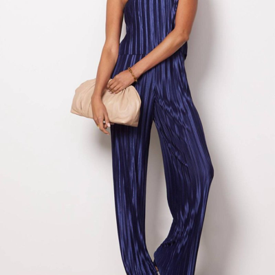 Amanda Uprichard Collina Jumpsuit In Blue