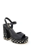 KENNETH COLE NEW YORK KENNETH COLE NEW YORK DOLLY STUD ANKLE STRAP PLATFORM SANDAL