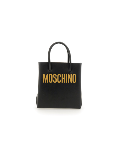 Moschino Designer Handbags Hand Bag With Logo In Black