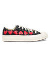 COMME DES GARÇONS CDG PLAY X CONVERSE WOMEN'S CHUCK TAYLOR ALL STAR HEART LOW-TOP SNEAKERS