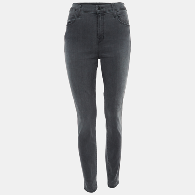 Pre-owned J Brand Grey Washed Denim Skinny Jeans M Waist 29"