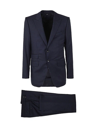 Tom Ford Micro Structure Or Connor Suit In Blue