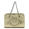 Tory Burch Fleming Soft Chain Mini Shopper Bag -  - Leather - Gold In Golden