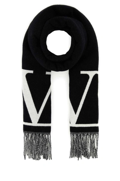 Valentino Garavani Scarves And Foulards In Black