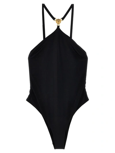 Versace Medusa 95 One-piece Swimsuit In Black