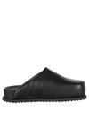 Yume Yume Black Faux Leather Truck Sandals In Black