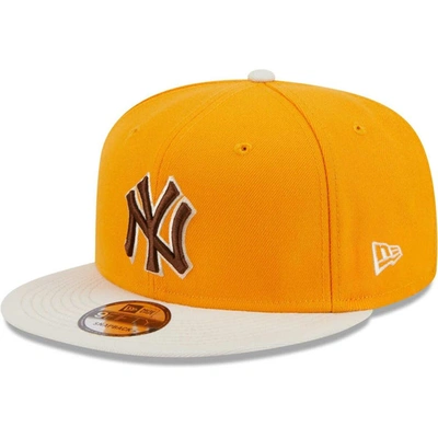 NEW ERA NEW ERA GOLD NEW YORK YANKEES TIRAMISU  9FIFTY SNAPBACK HAT